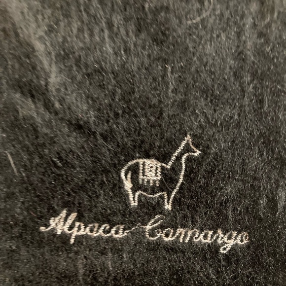 ALPACA CAMARGO Alpaca Scarf With Fringe Made in Peru - Picture 5 of 7